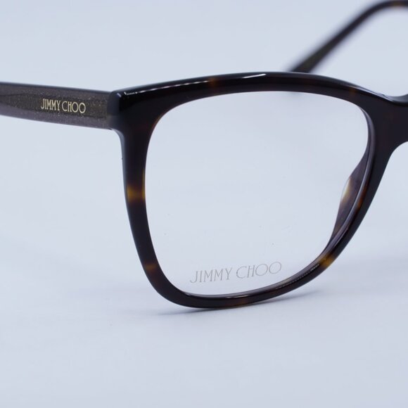 Jimmy Choo JC362 0086 00 Eyeglasses Havana 55mm Butterfly Frame main image 9